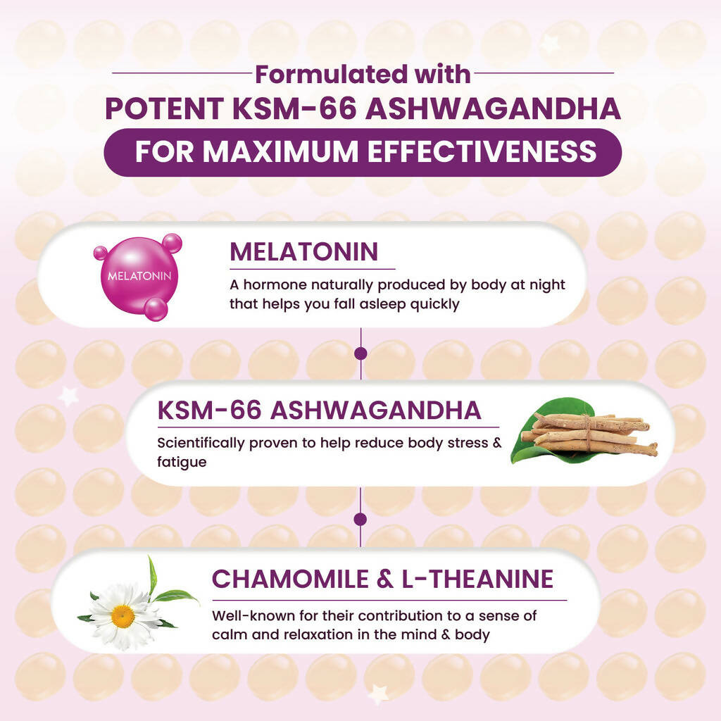 Neuherbs Good Sleep Gummies (No Added Sugar) - Mango Flavor
