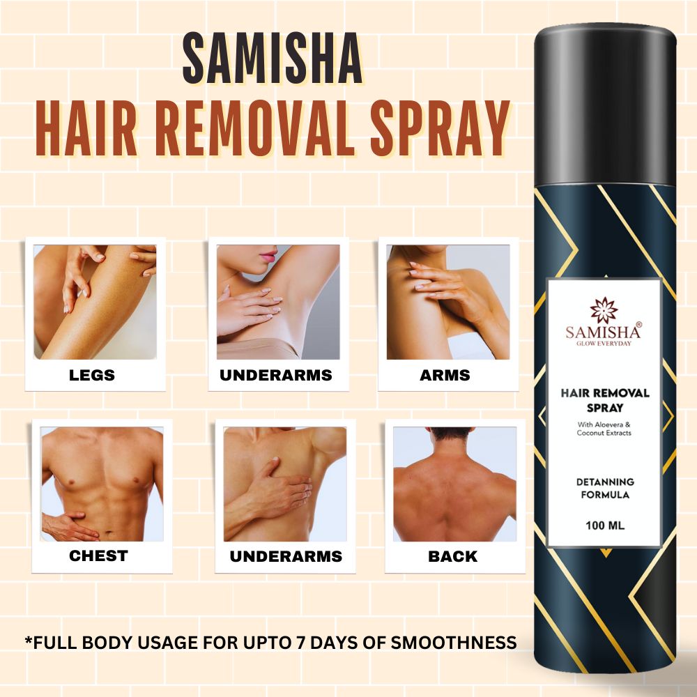 Samisha Hair Removal Spray For Men & Women