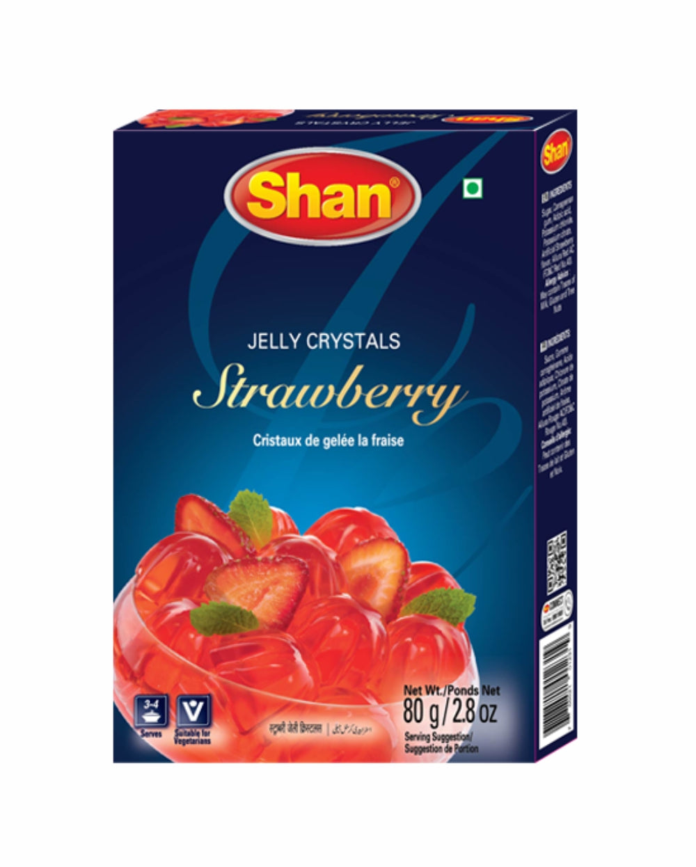 Shan Jelly Crystals Strawberry 80g