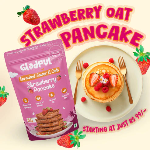 Gladful Strawberry Pancake and Blueberry Pancake - Pack of 2