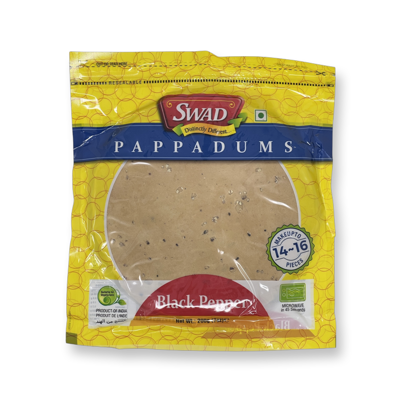 Swad Black Pepper Papad 200g