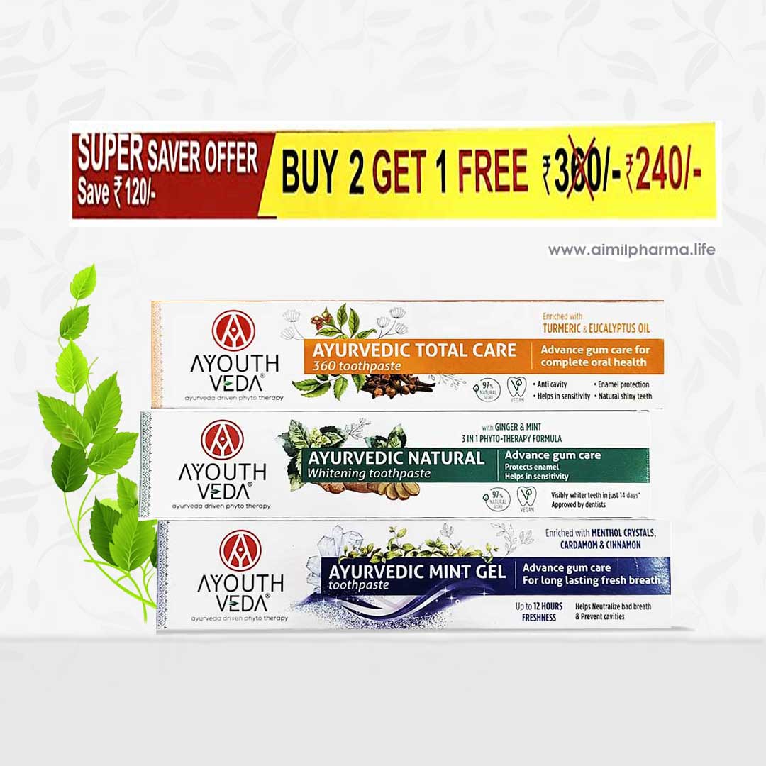 Ayouthveda Toothpaste Combo