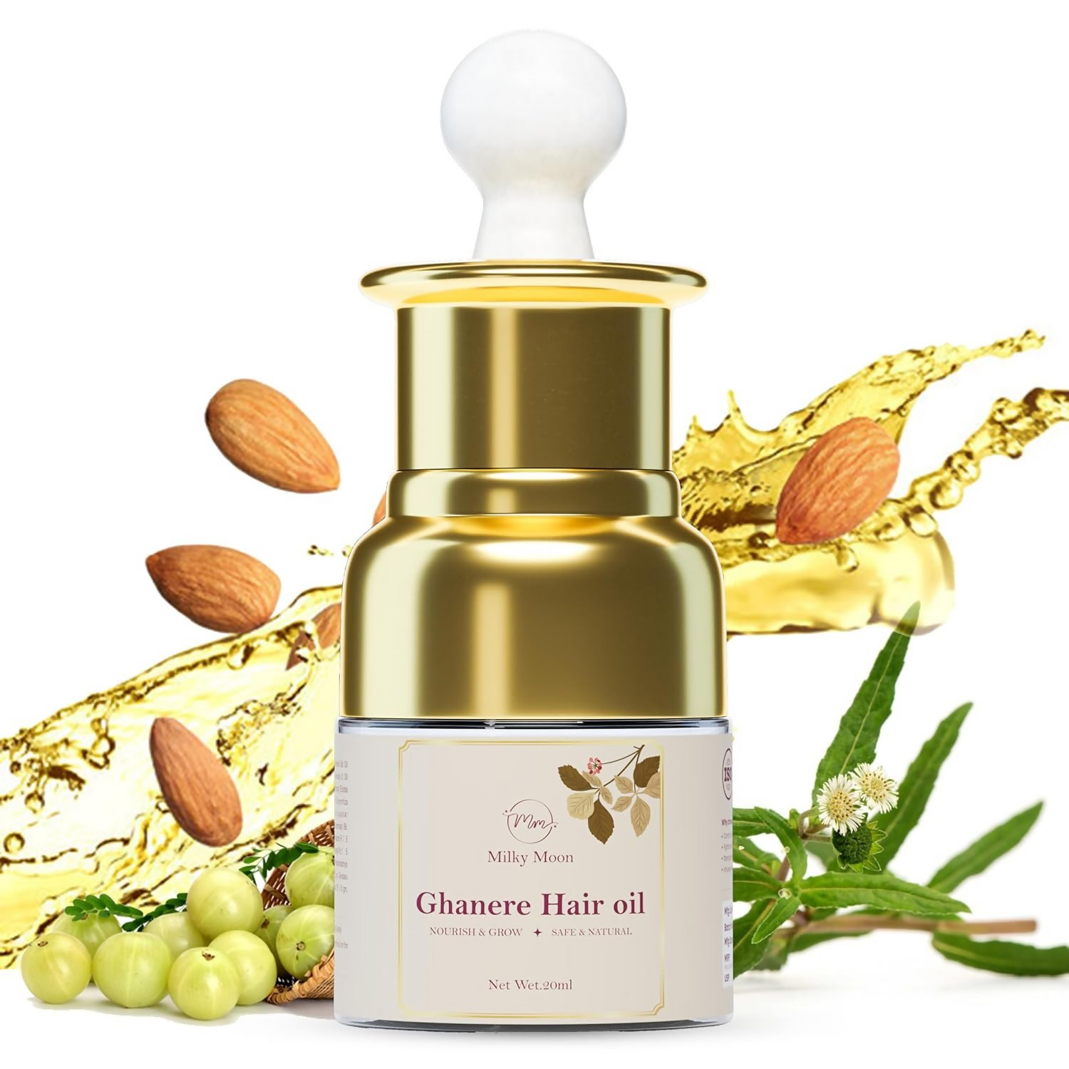 Milky Moon Ghanere Hair Oil for Hair Growth & Anti Hair Fall