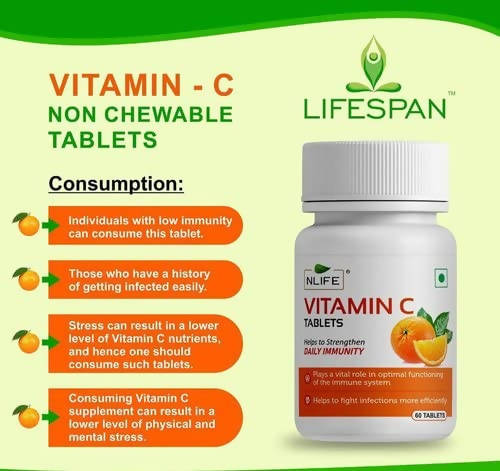 NLife Vitamin C Tablets