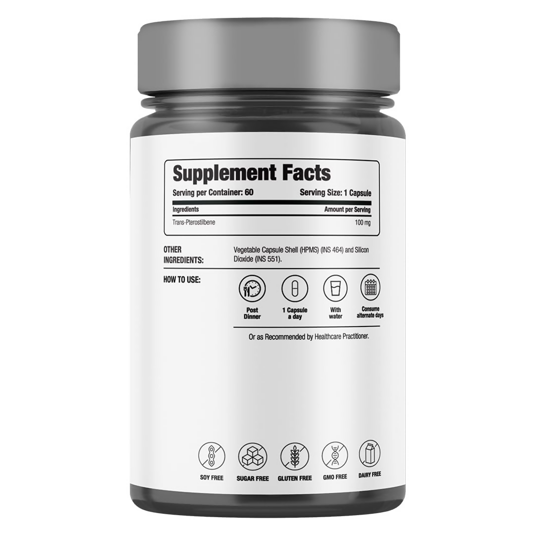 Decode Age 99% Pure Trans-Pterostilbene Capsules