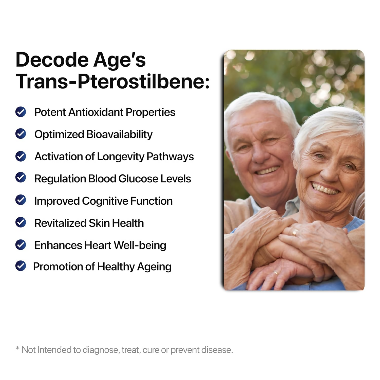 Decode Age 99% Pure Trans-Pterostilbene Capsules