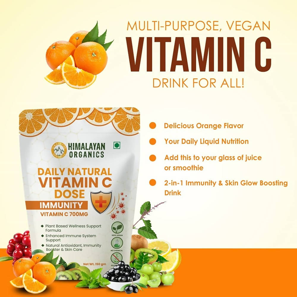 Himalayan Organics Daily Natural Vitamin C Dose Immunity +