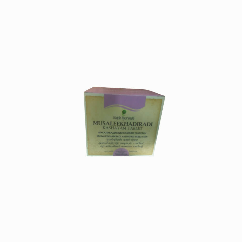 Rajah Ayurveda Musaleekhadiradi Kashayam Tablets