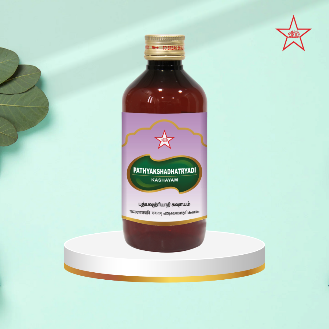 Skm Ayurveda Pathyakshadhatryadi Kashayam