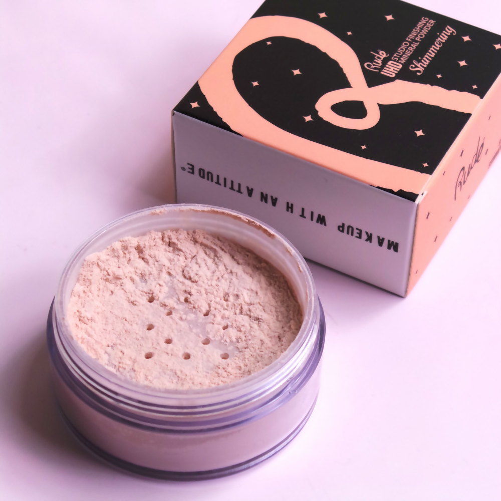 Rude Cosmetics Ultra High Definition Studio Finishing Mineral Powder - Shimmering