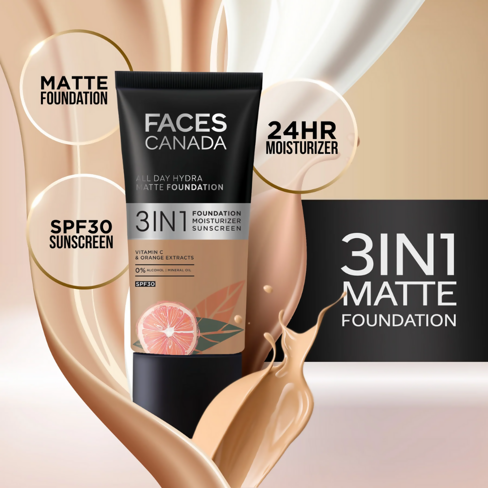 Faces Canada All In One Foundation with SPF 30 - Absolute Ivory 012