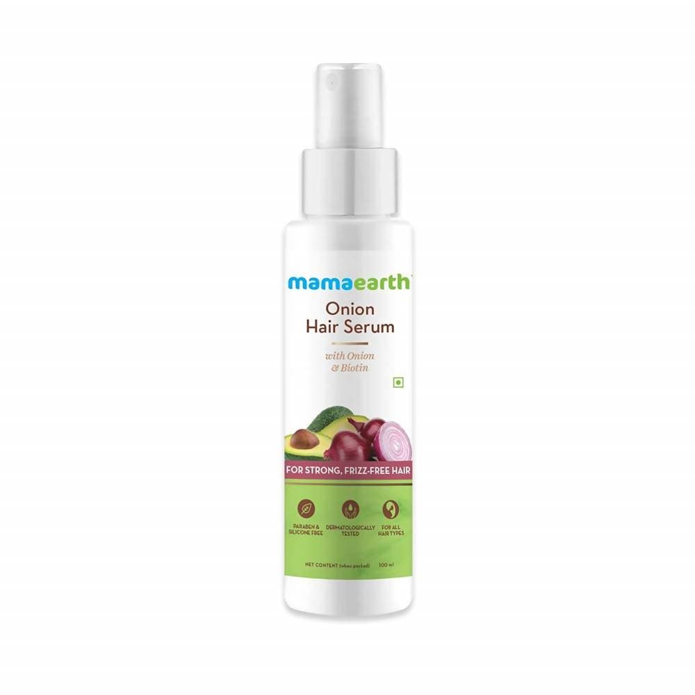 Mamaearth Onion Hair Serum For Strong , Frizz Free Hair (100 ml)