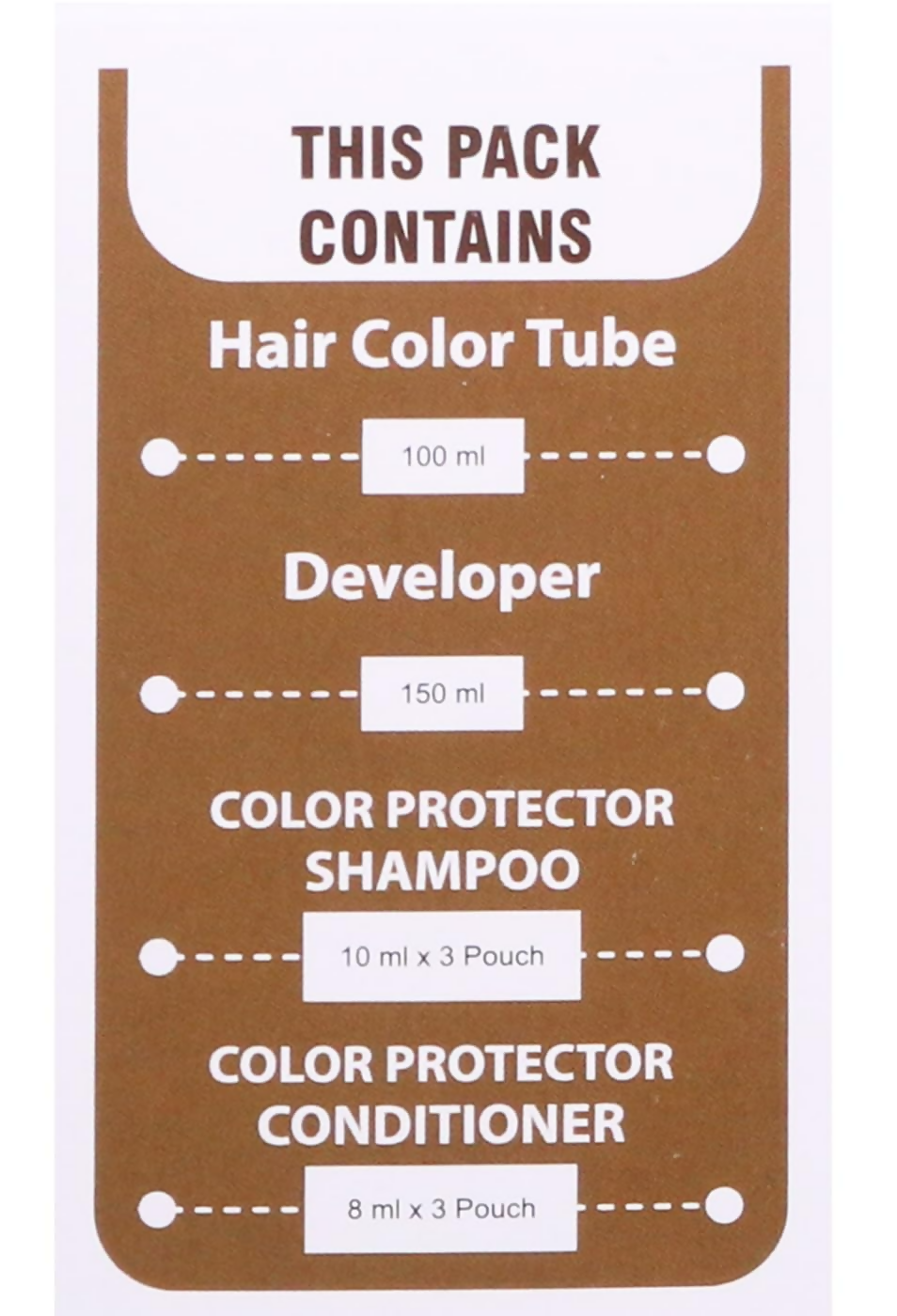 Kerastem Hair Color Dark Brown No 3