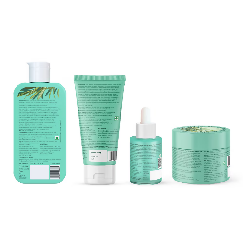 PLIX The Plant Fix Rosemary Anti Hairfall Kit (Serum, Shampoo, Conditioner & Hair Mask)