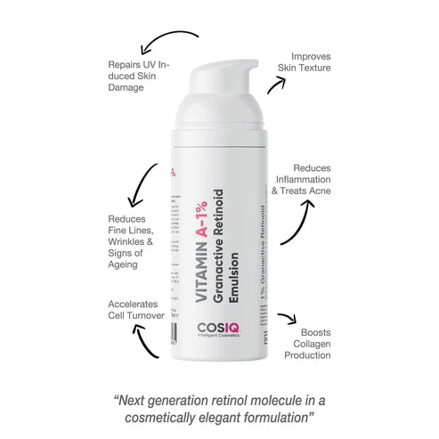 COSIQ Vitamin A-1% Granactive Retinoid Emulsion