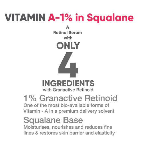 COSIQ Vitamin A-1% Granactive Retinoid in Squalane