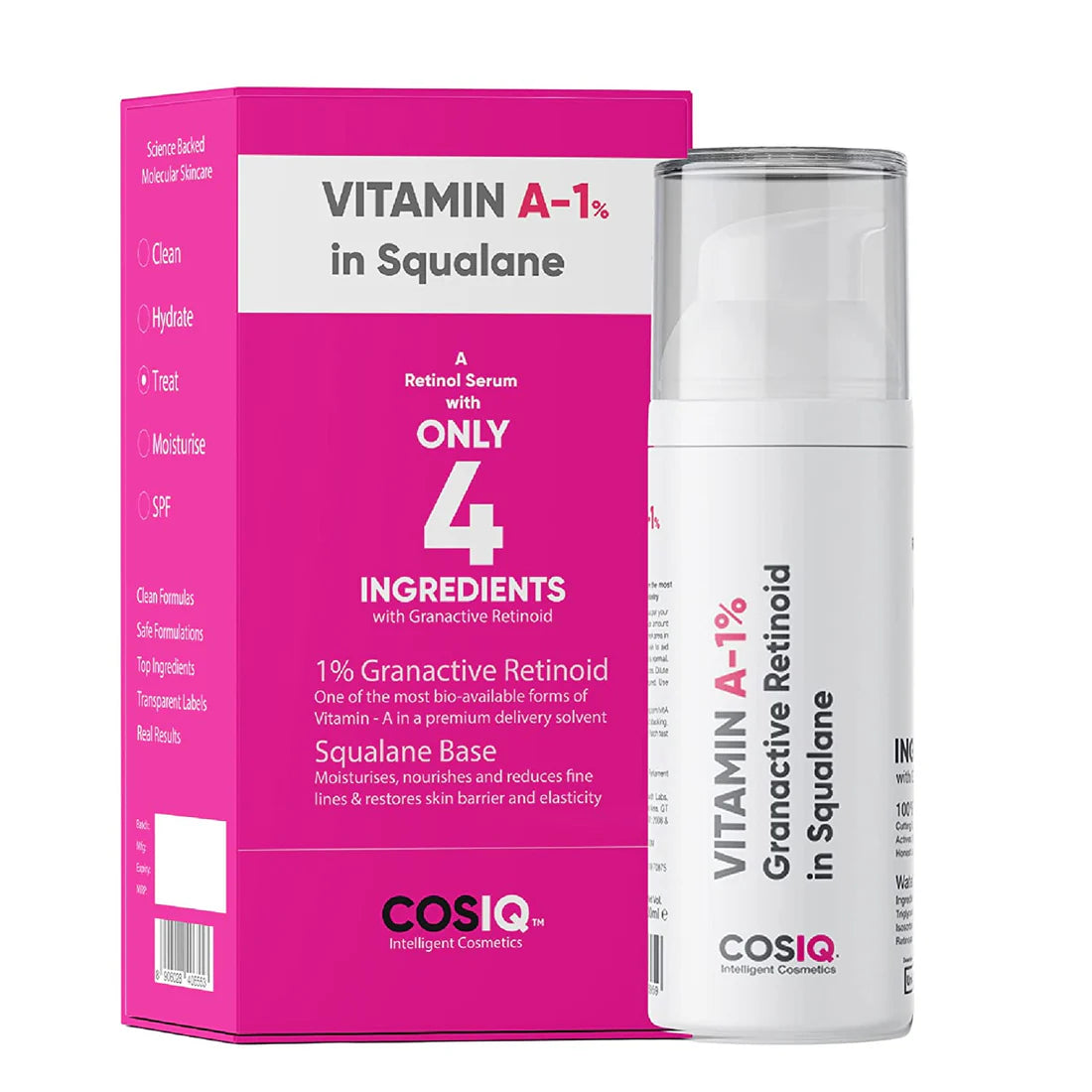 COSIQ Vitamin A-1% Granactive Retinoid in Squalane