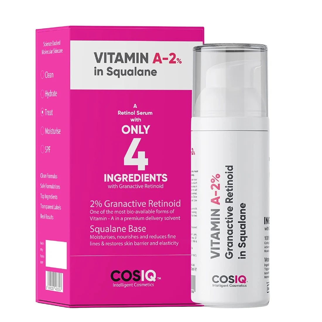 COSIQ Vitamin A-2% Granactive Retinoid in Squalane