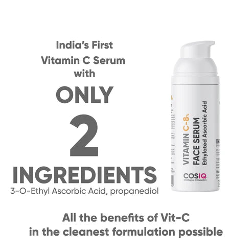 COSIQ Vitamin C-8% Serum, 30ml