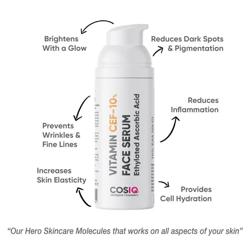 COSIQ Vitamin CEF-10% Face Serum 30ml