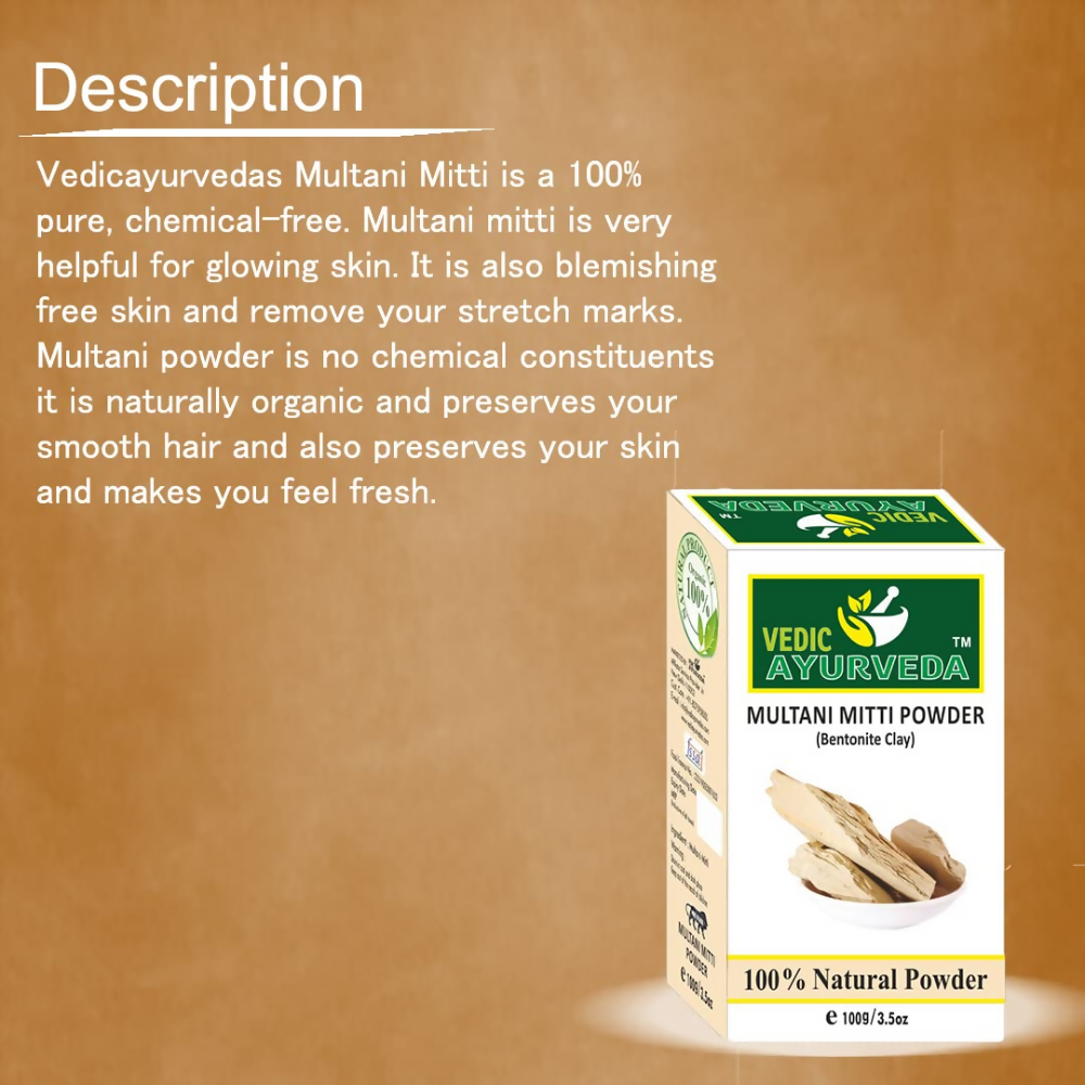 VedicAyurveda Multani Mitti Powder