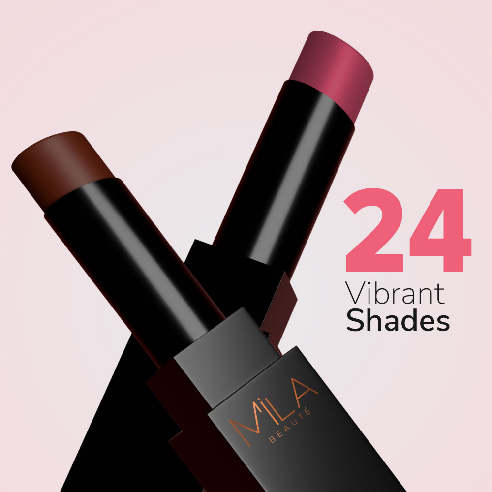 Mila Beaute Pro Matte Long Lasting Creamy Matte Finish Lipstick - Neerja