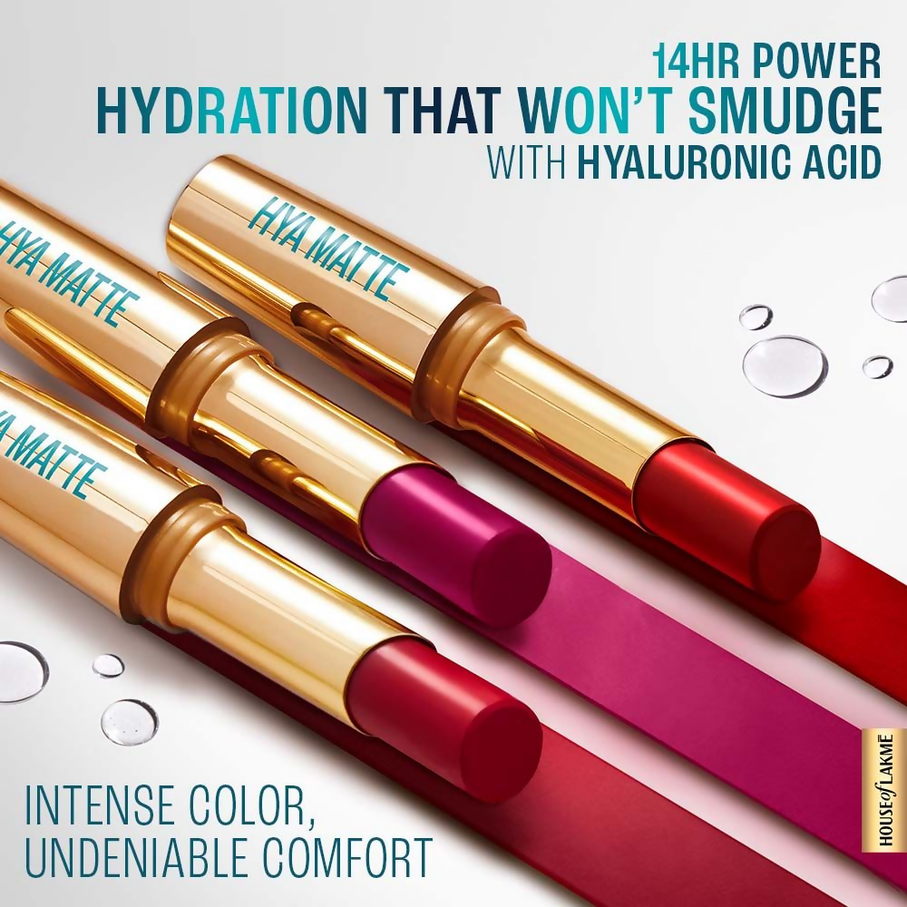 Lakme 9to5 Hya Matte Lipstick - Rust Result