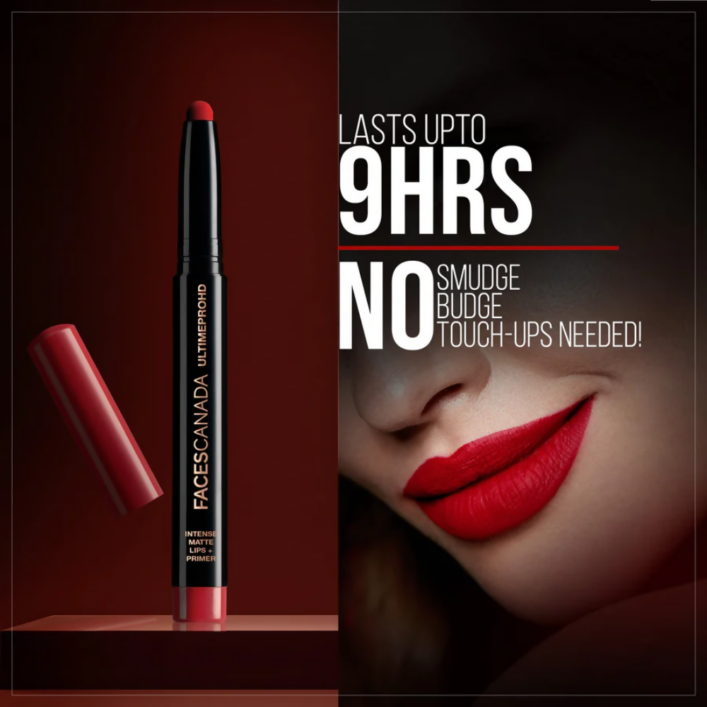 Faces Canada Ultime Pro HD Intense Matte Lips + Primer - Dash of pink 05
