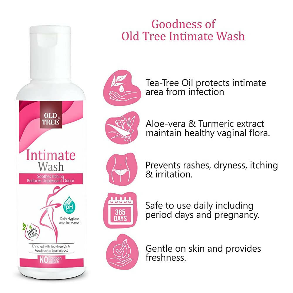 Old Tree Intimate Wash With Tea Tree Oil