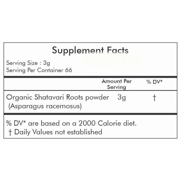 Naturz Ayurveda Organic Shatavari Powder