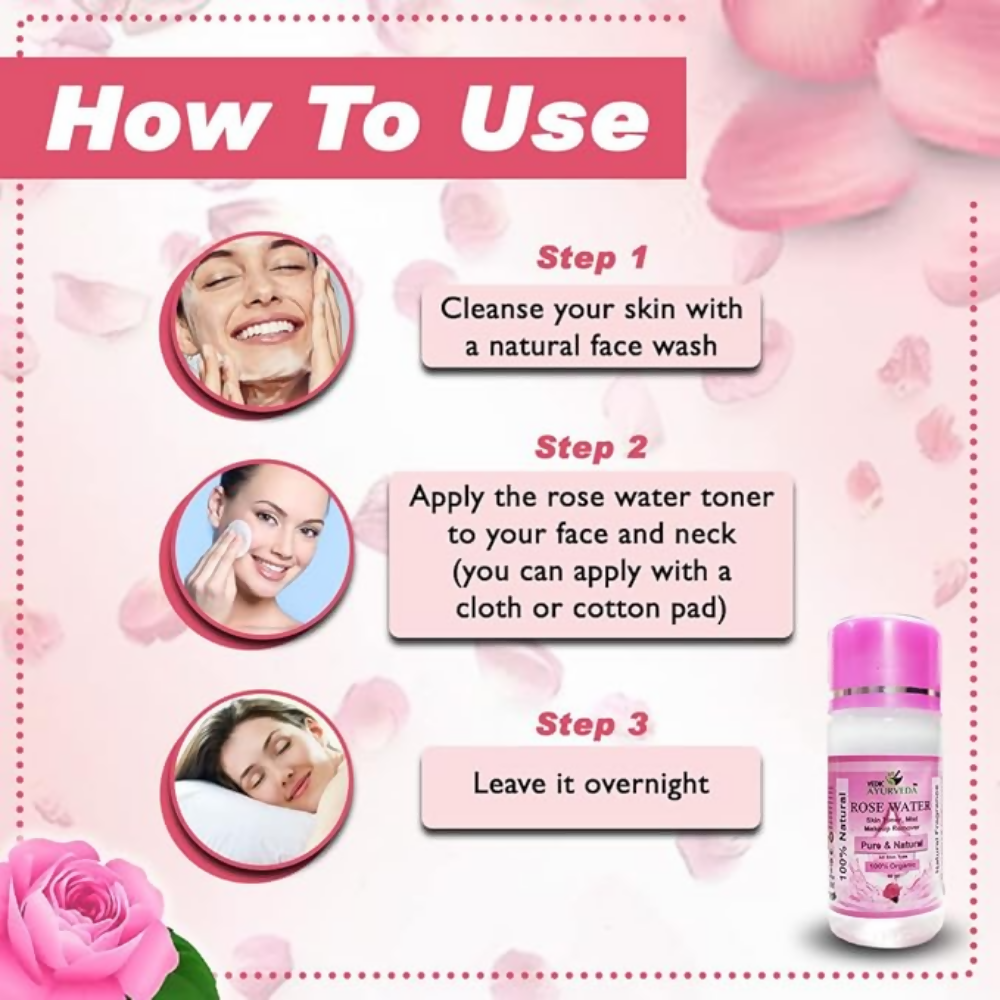 VedicAyurveda Rose water