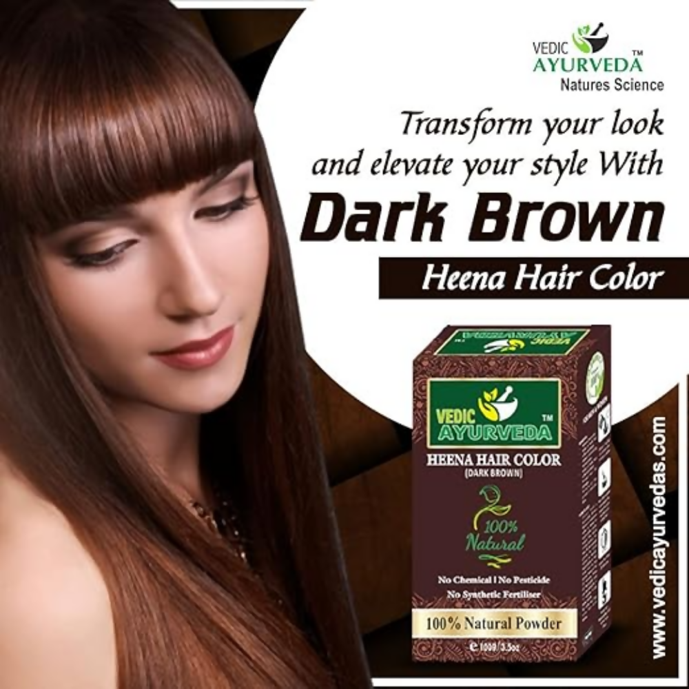 VedicAyurveda Dark Brown Hair Color