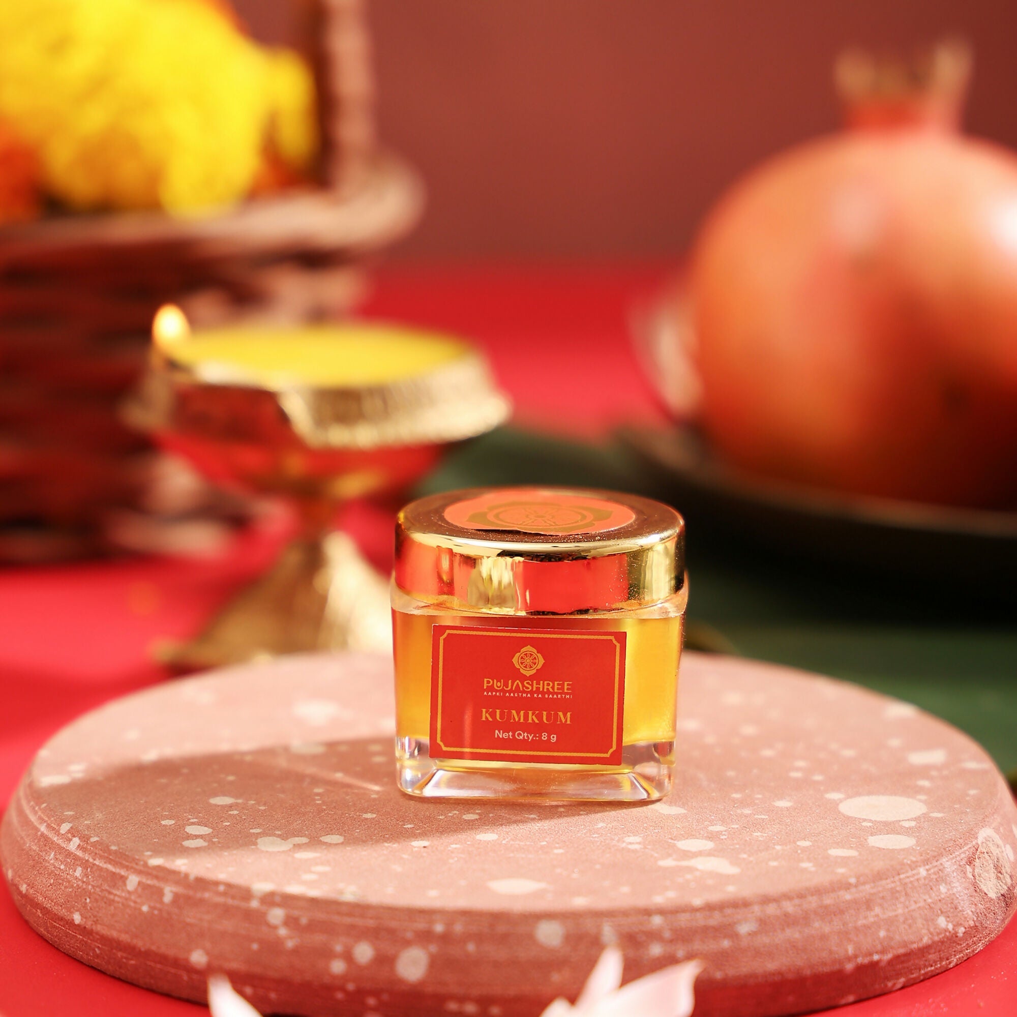 Pujashree KumKum – Pure Religious Tilak Powder for Daily Puja & Festivals