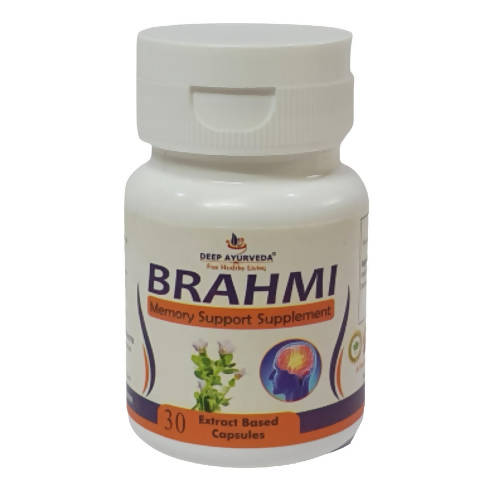 Deep Ayurveda Brahmi 500mg Veg Capsule