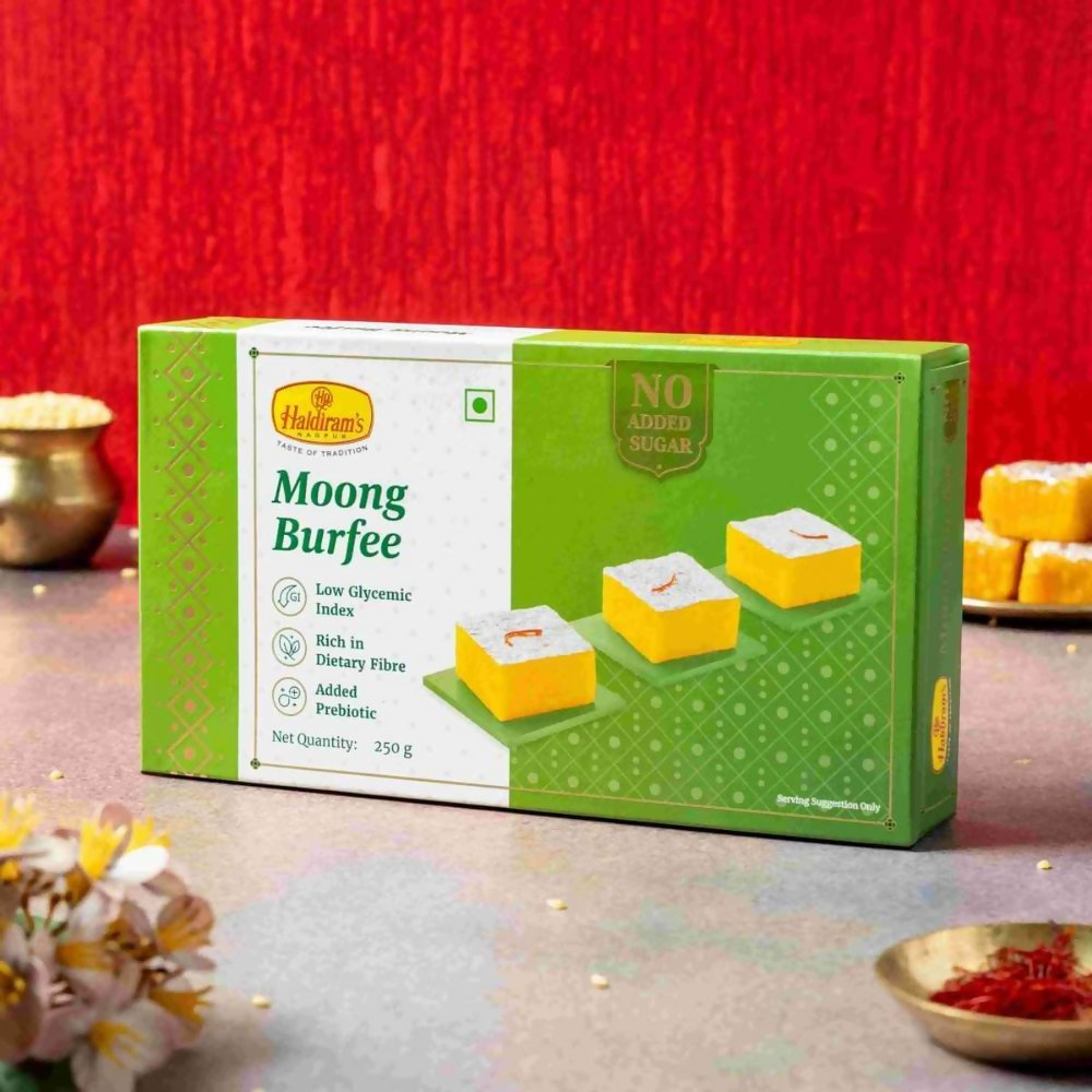 Haldiram's Moong Burfee -No Added Sugar