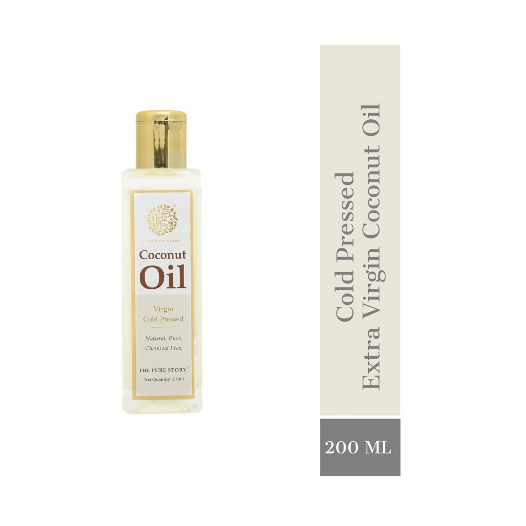 The Pure Story Natural Cold Pressed Coconut Hair Oil