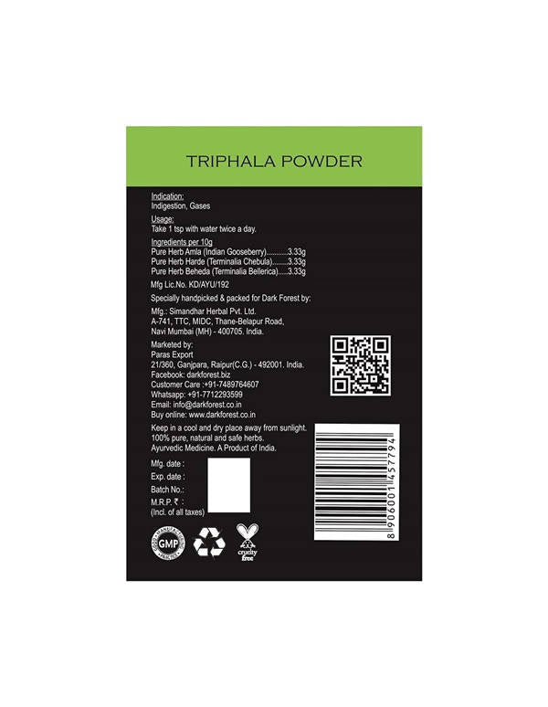 Dark Forest Triphala Powder
