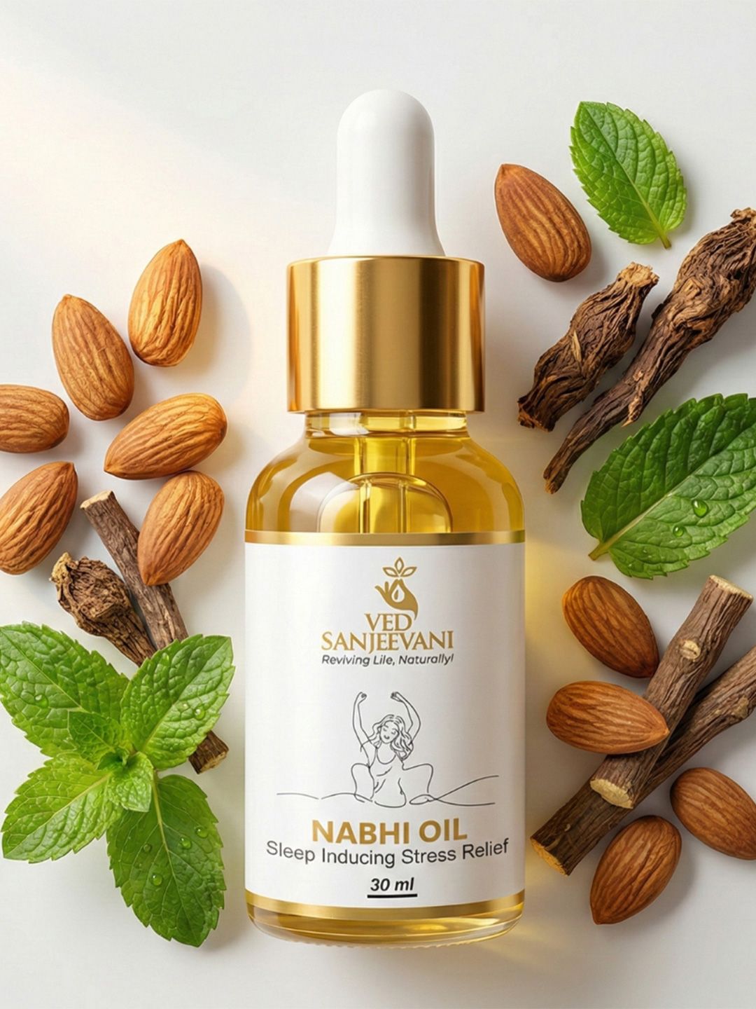 Ved Sanjeevani Sleep Inducing Nabhi Oil