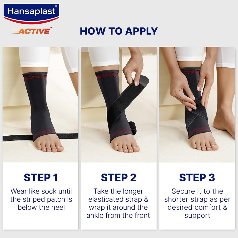 Hansaplast Active Ankle Binder Support for Men & Women