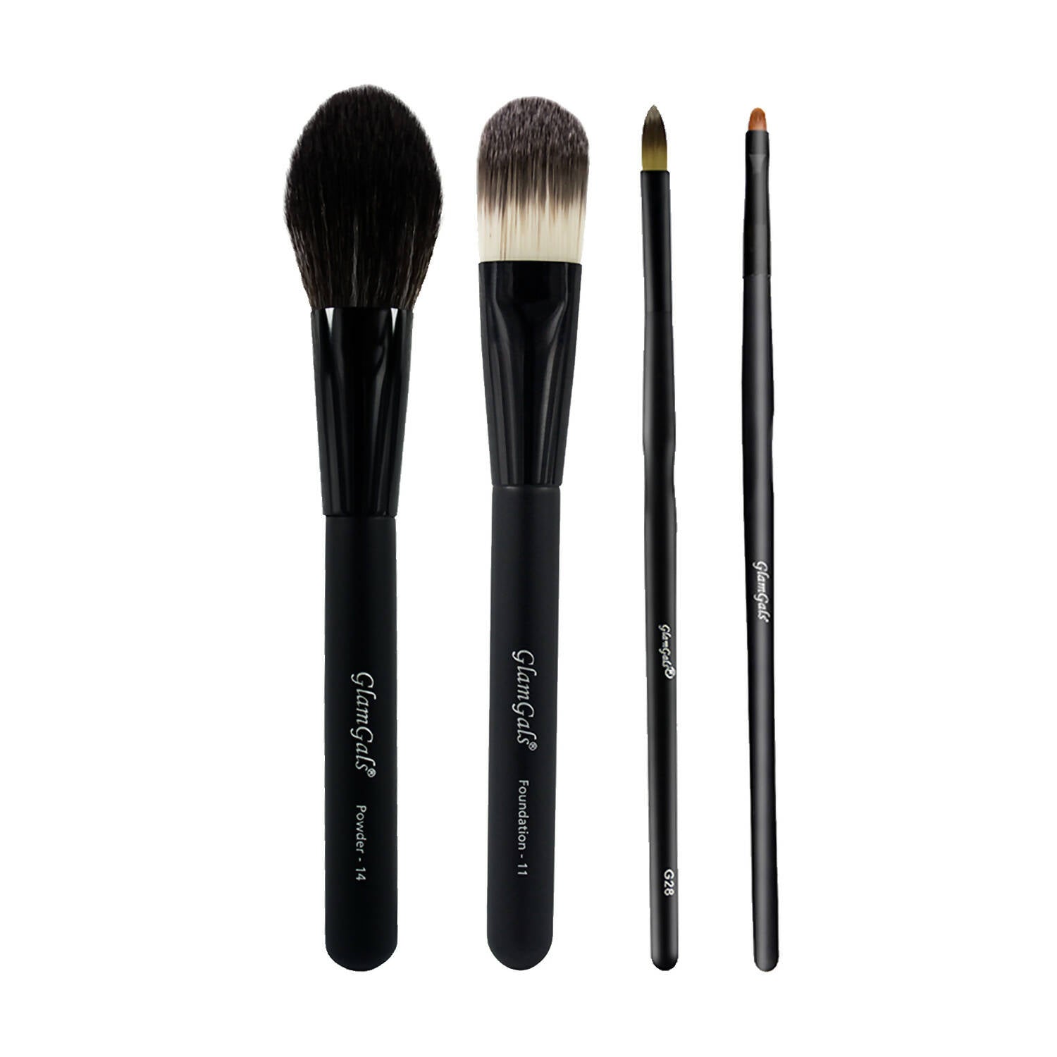 Glamgals 04 Pcs Brush Set - Black