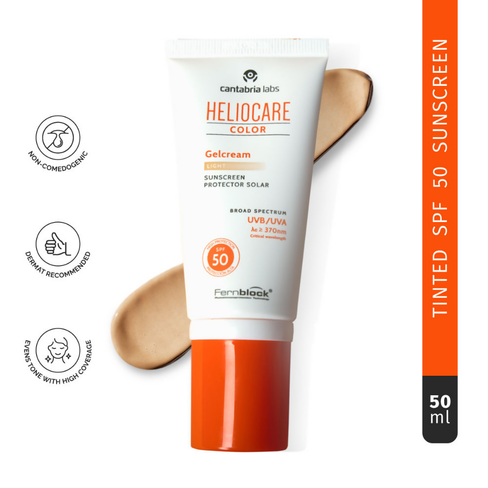 Heliocare Color Gel Cream Tinted Sunscreen SPF 50 Uva & Uvb Protection