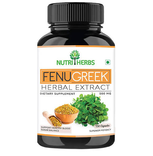Nutriherbs Fenugreek Herbal Extract 500mg Capsules
