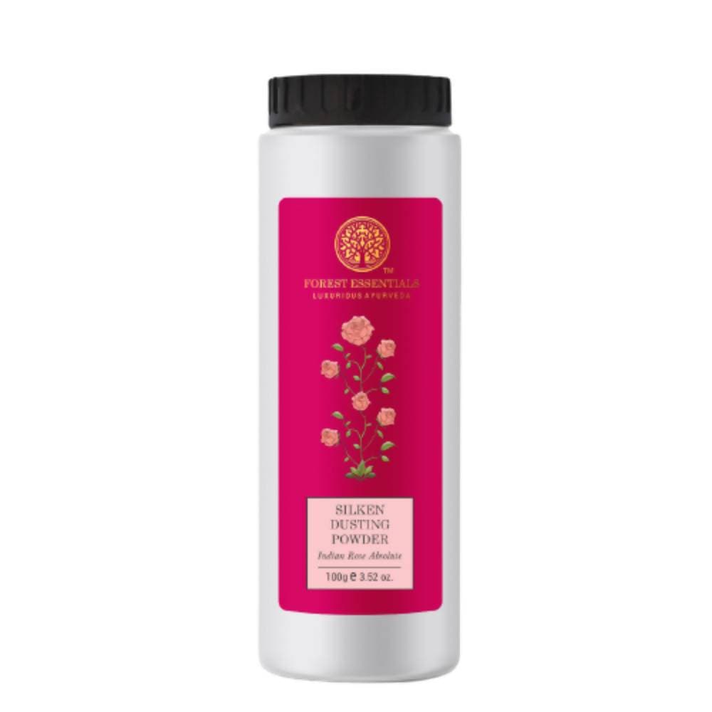 Forest Essentials Silken Dusting Powder Indian Rose Absolute