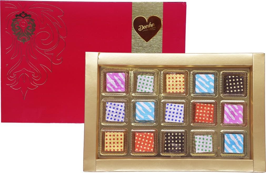 Deesha Foods Deesha Milk Chocolates 15 Bars (15 x 13.33 g)