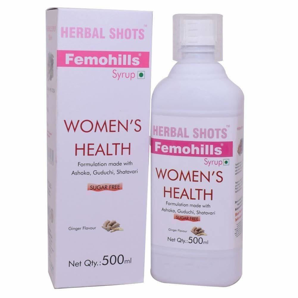 Herbal Shots Ayurveda Femohills Syrup