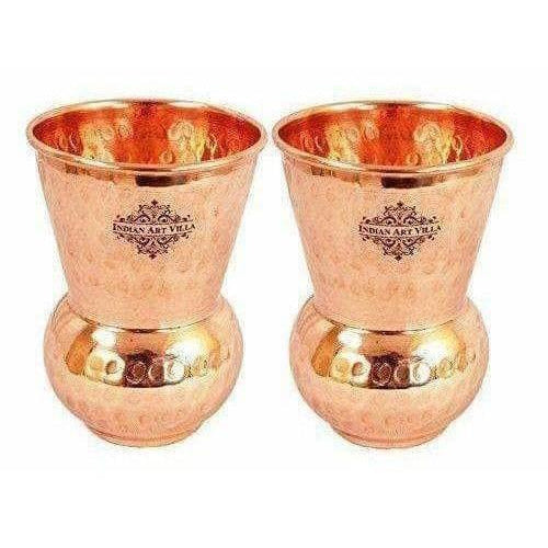 Copper Glass Tumbler, Drink ware & Serve ware - Set Of 2