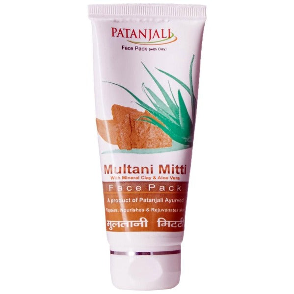 Patanjali Aloevera Multani Mitti Face Pack 60Gm