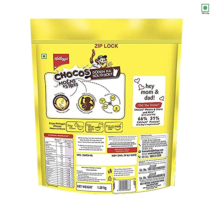 Kellogg's Chocos Moons & Stars 1.2kg