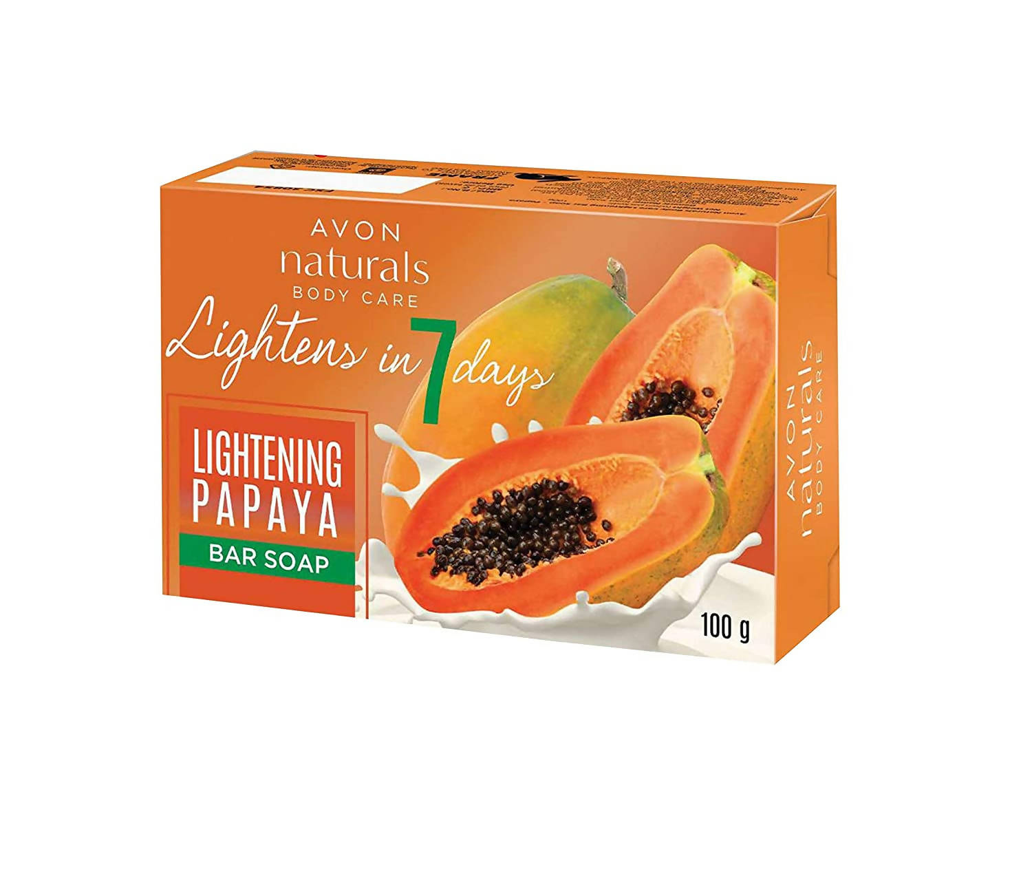 Avon Naturals Body Care Lightening Papaya Bar Soap