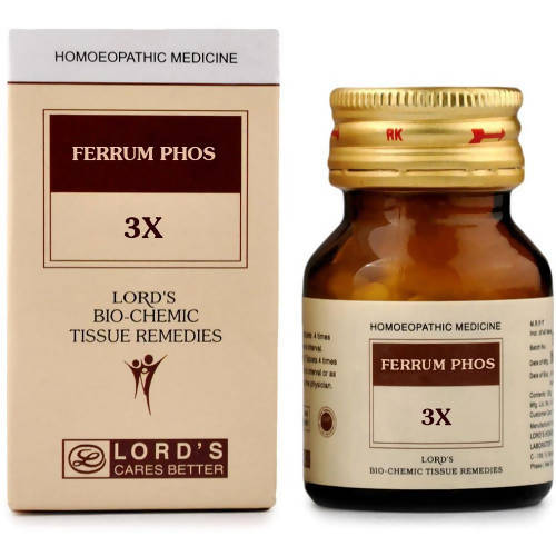 Lord's Homeopathy Ferrum Phos Biochemic Tablets